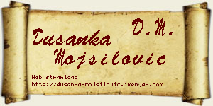 Dušanka Mojsilović vizit kartica